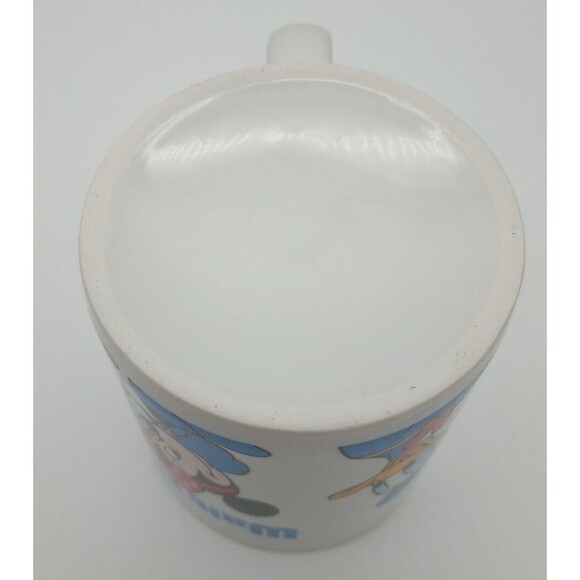 OVERSIZED VINTAGE Walt Disney World Coffee Mug - Mickey Minnie Pluto Goofy - Picture 9 of 9